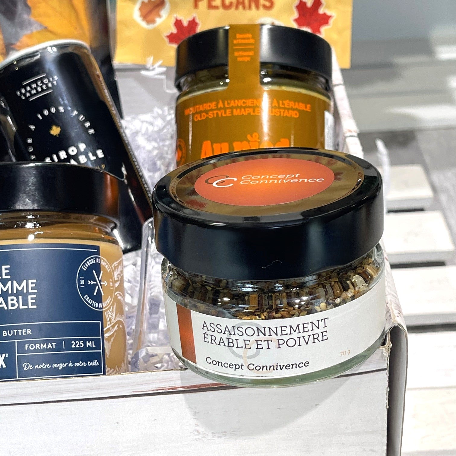 assaisonnement érable et poivre, produit du Québec-Dolce Cadeaux