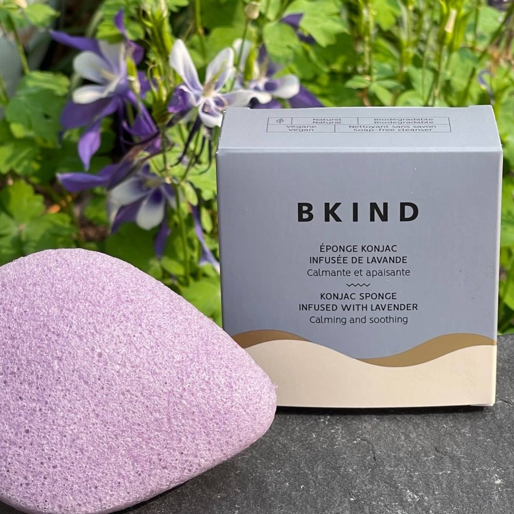 Éponge konjac pour le visage BKind ... - Dolce Cadeaux