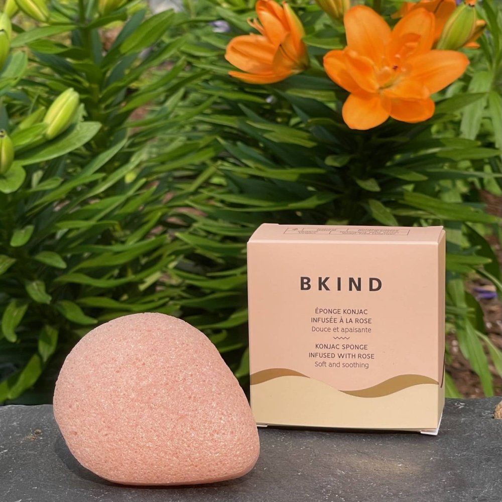 Éponge konjac pour le visage BKind ... - Dolce Cadeaux