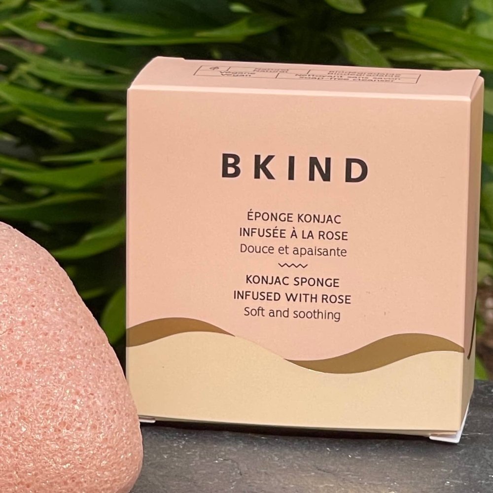 Éponge konjac pour le visage BKind ... - Dolce Cadeaux