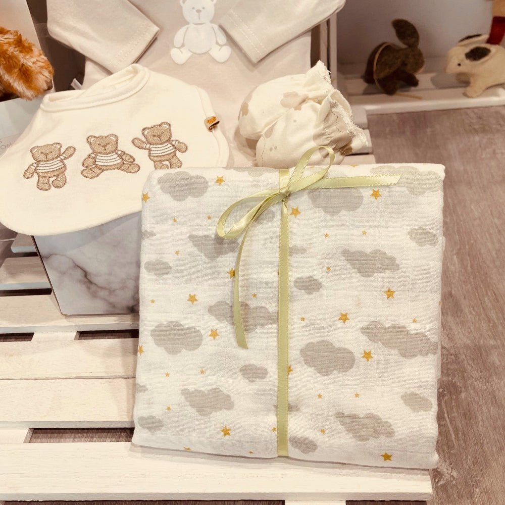 couverture 100% coton mousseline- Dolce Cadeaux