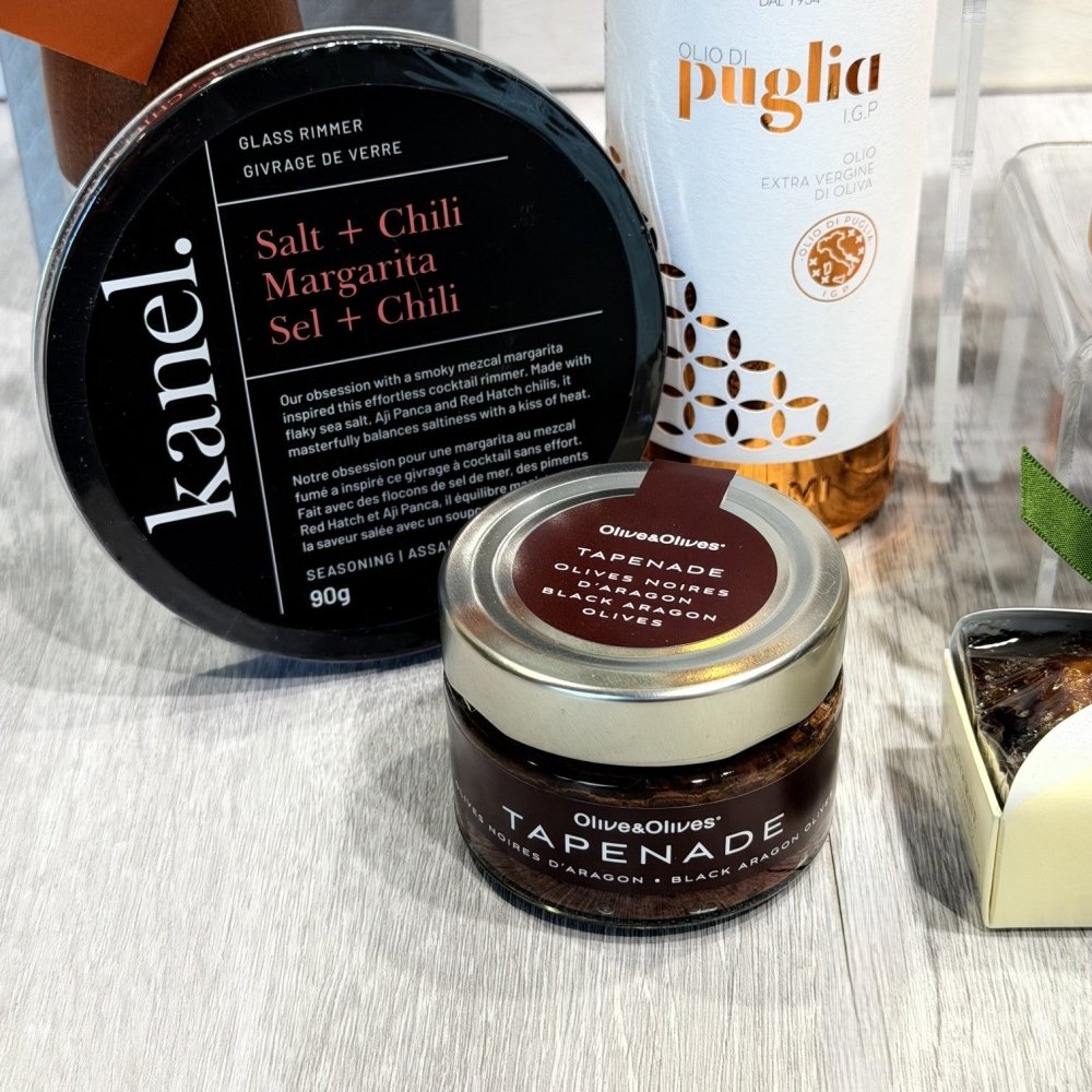chic coffret cadeau - produits locaux et huile d'olive exceptionnelle