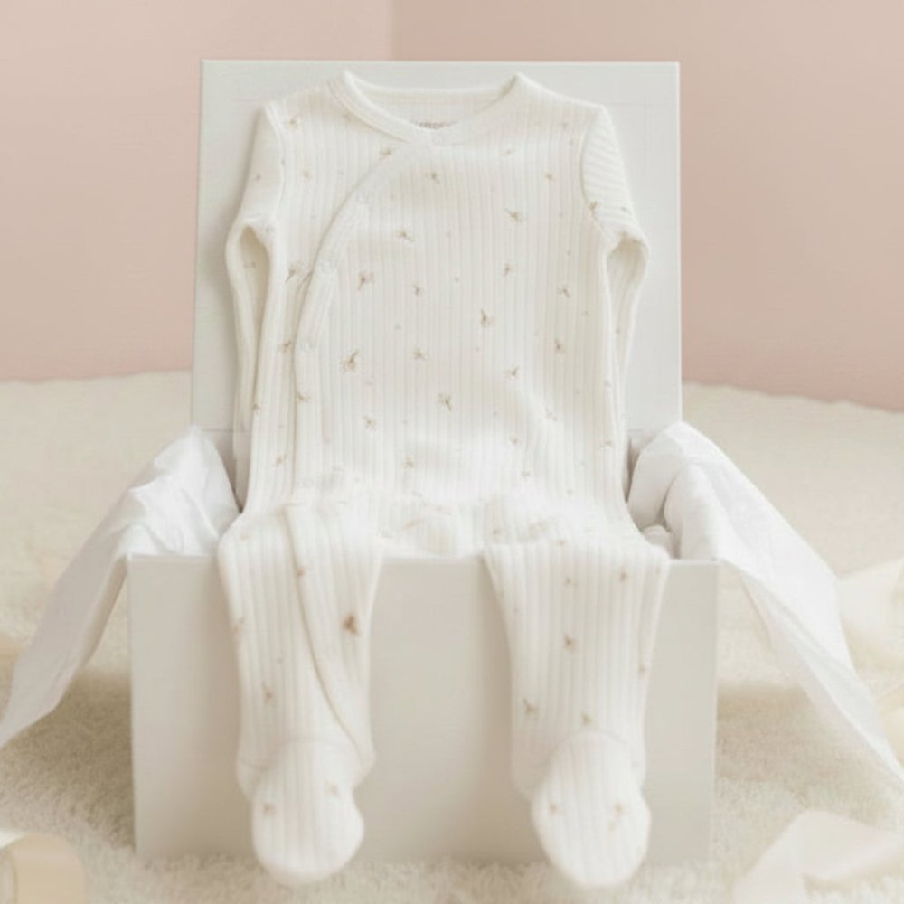 Coffret cadeau naissance Bébé Plume – coton biologique