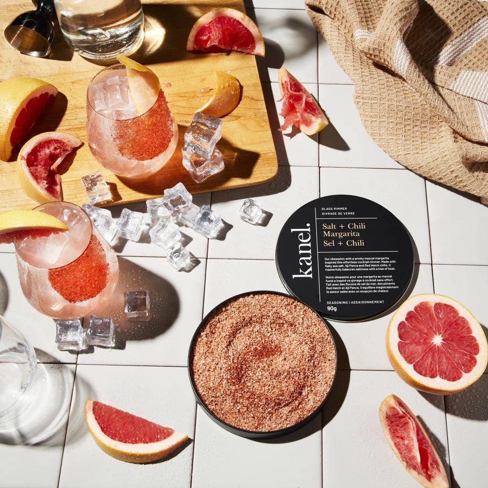 margarita, sel et chili, givrage de verre pour cocktail - fait au Québec