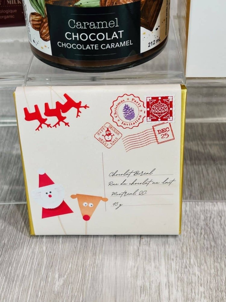 Chocolat en tablette Boréal pour Noel-Dolce Cadeaux