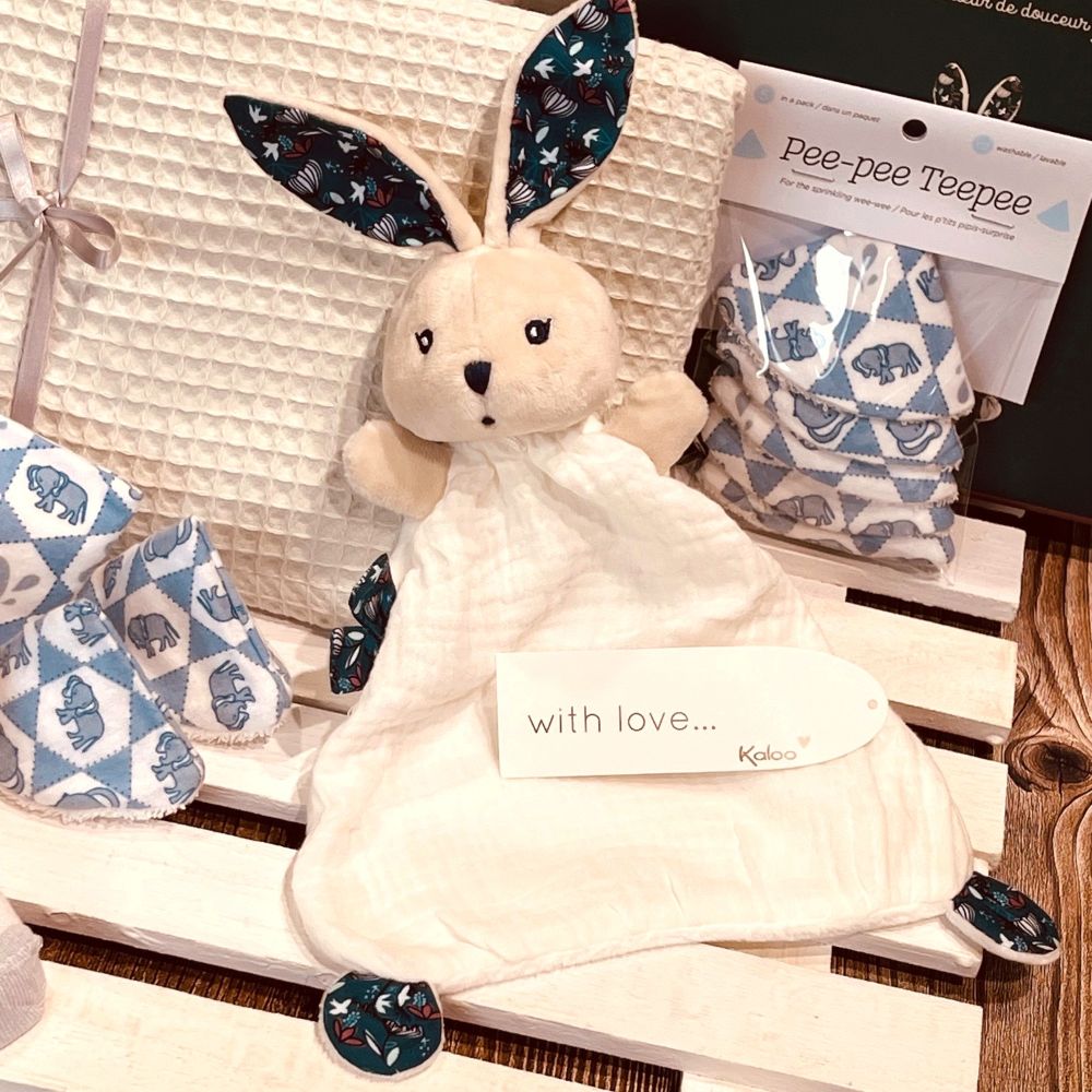 coffret cadeau bébé Doudou Kaloo pour naissance ou shower
