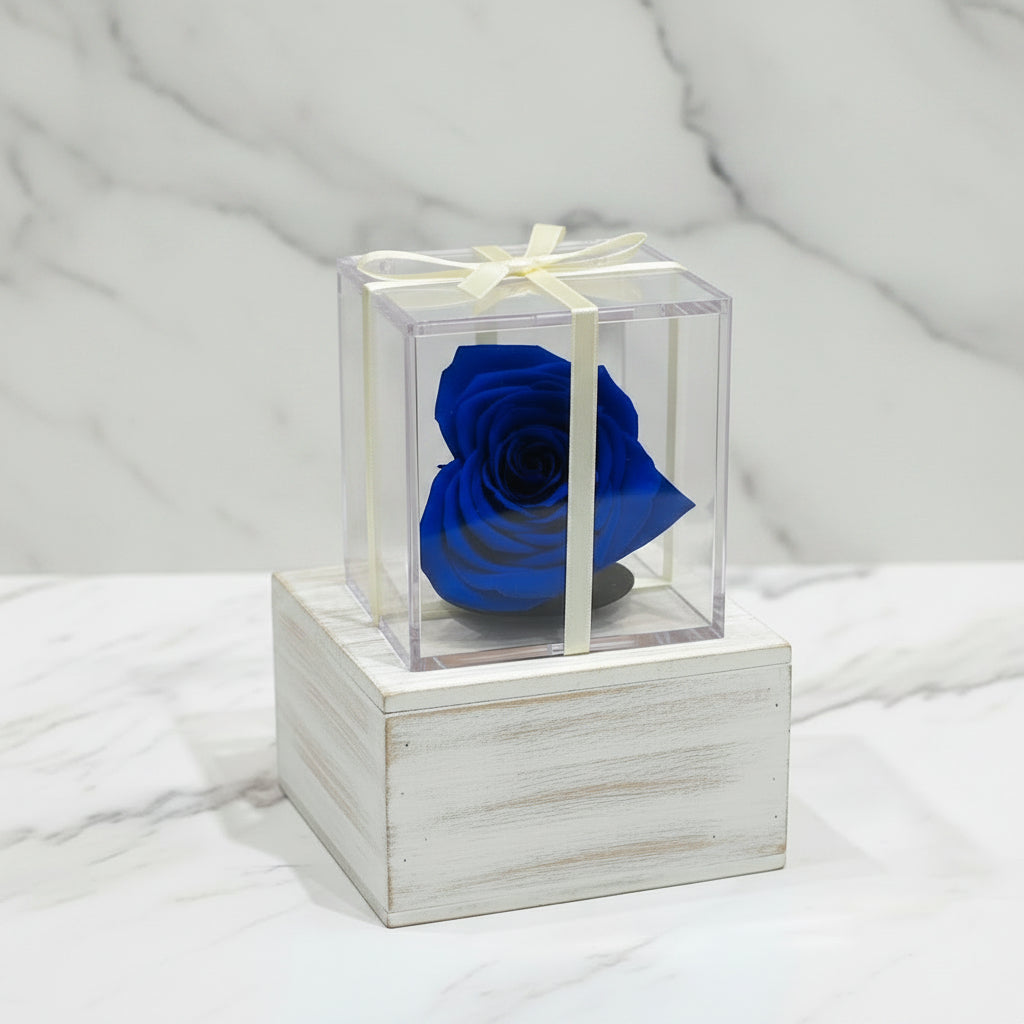 rose bleue