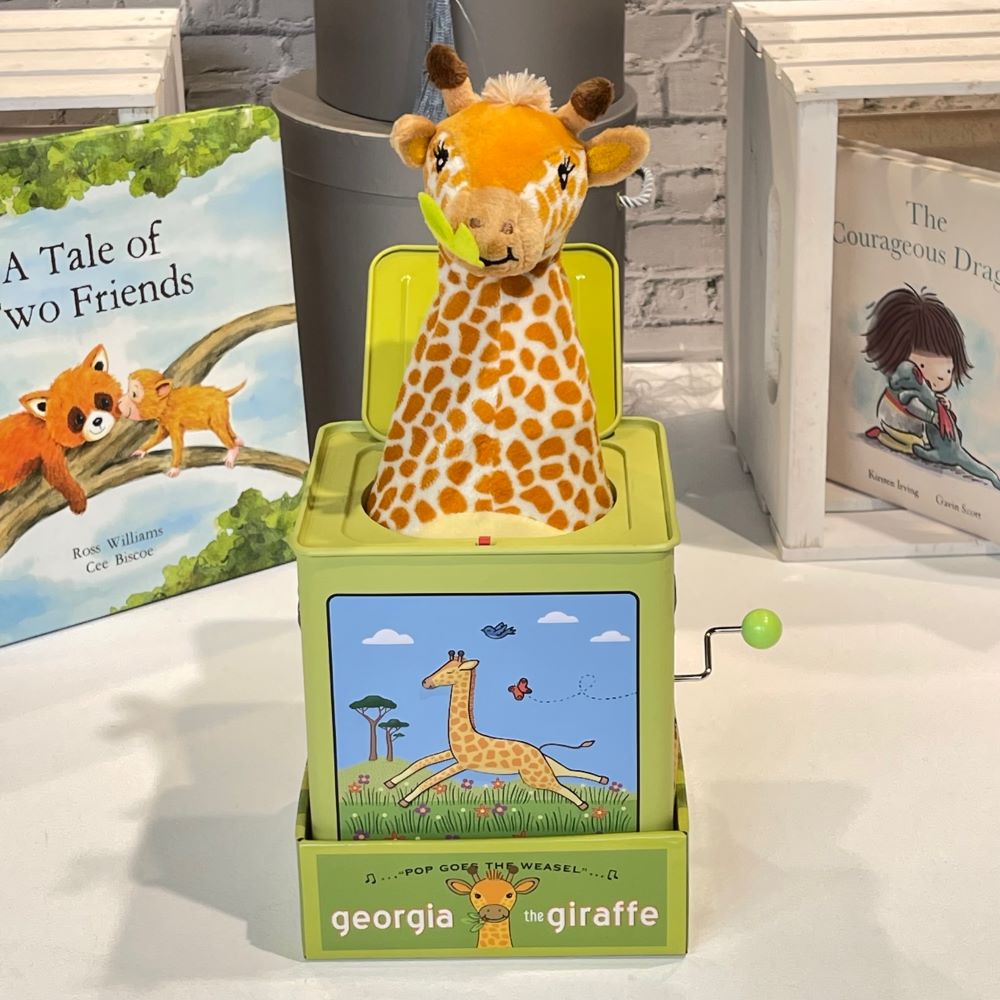 boîte surprise girafe - Dolce Cadeaux